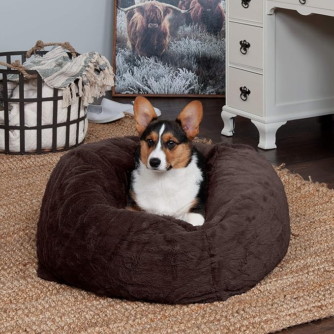 Furhaven Soft & Cozy Dog Bed for Medium/Small Dogs 35 lbs