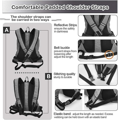 Pet Dog Carrier Backpack Adjustable Breathable Front Pack