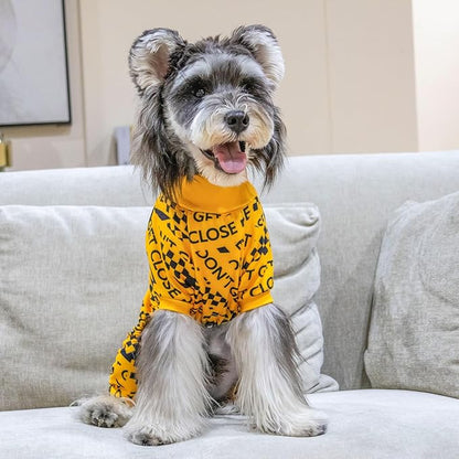 CuteBone Turtleneck Dog Pajamas Pet Clothes Thermal Dralon Onesie Cashmere High-Necked Puppy Pjs Coat - Warm, Cozy, and Stylish Sleepwear for Pets GP03L