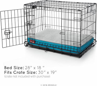 BRINDLE Teal Shredded Memory Foam Pet Bed