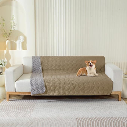 SYSLOON Waterproof Dog Bed Cover Sofa,Car,40"x50",Khaki