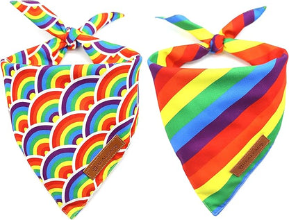Realeaf Pride Dog Bandanas 2 Pack