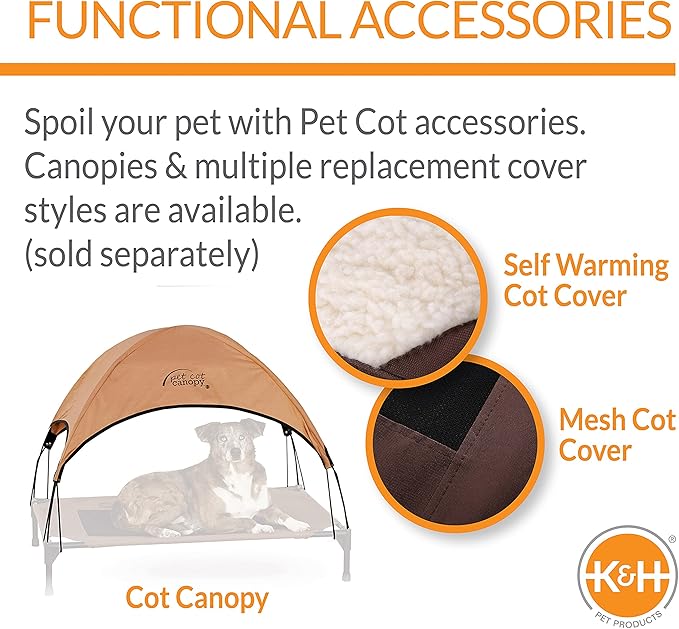 K&H Pet Products Elevated Outdoor Dog Cot Bed
