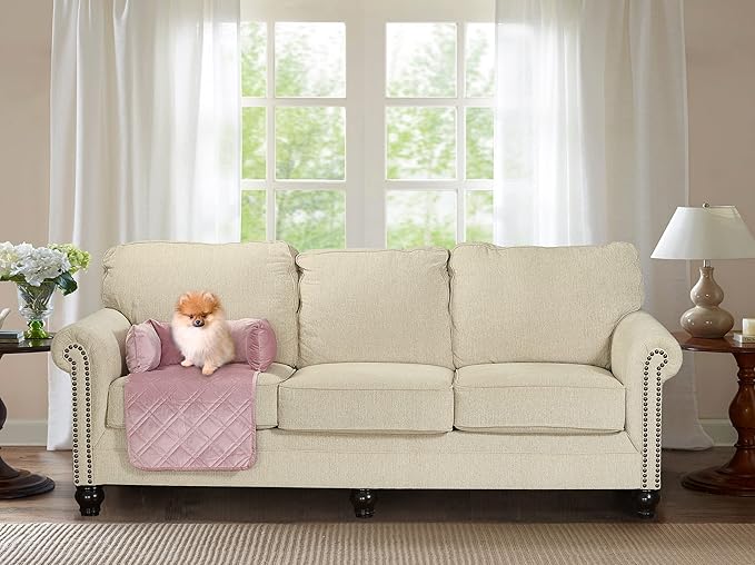 Brilliant Sunshine Premium Pink Silky Velvet Pet Sofa Bed