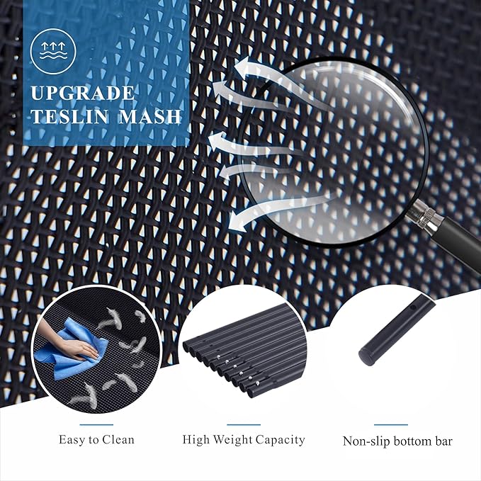 Portable Raised Cooling Steel-Framed Elevated Pet Bed