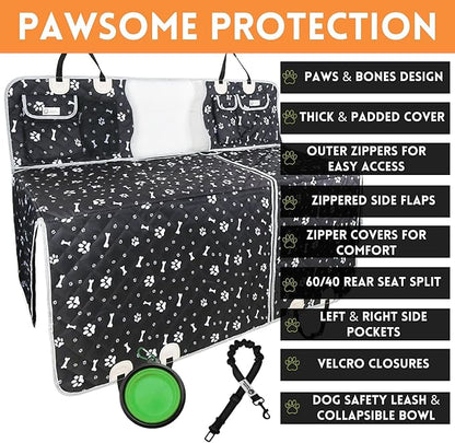 Dog Seat Cover 6 in 1 Trunk, 600D Durable