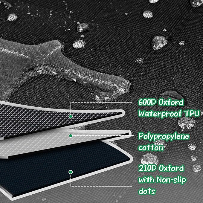 Dog Car Seat Covers Front Seat Cover with Side Flaps 100% Waterproof Car Seat Protector for Pets Scratch Proof Non-Slip Durable for Cars