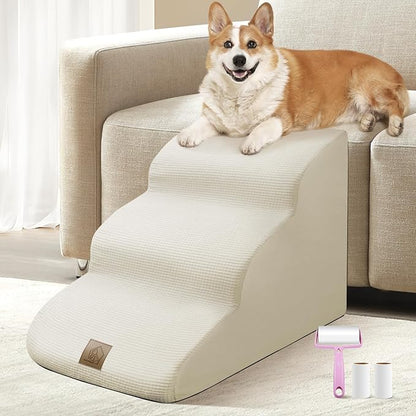 Mestuel Dog Stairs for Small Dogs 3-Tiers Dog