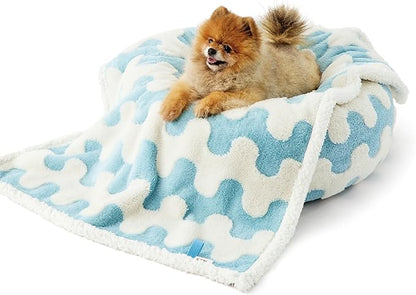 Lesure Waterproof Puppy Blanket for Small Dogs 3D Textured