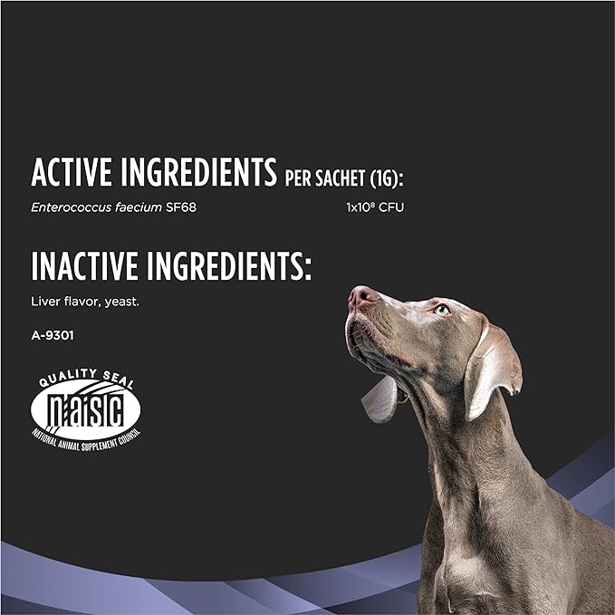 Purina Pro Plan Veterinary Supplements FortiFlora Dog Probiotic Supplement, Canine Nutritional Supplement - 30 Ct. Box