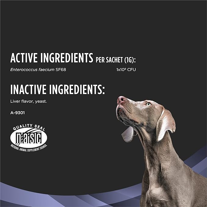 Purina Pro Plan Veterinary Supplements FortiFlora Dog Probiotic Supplement, Canine Nutritional Supplement - 30 Ct. Box