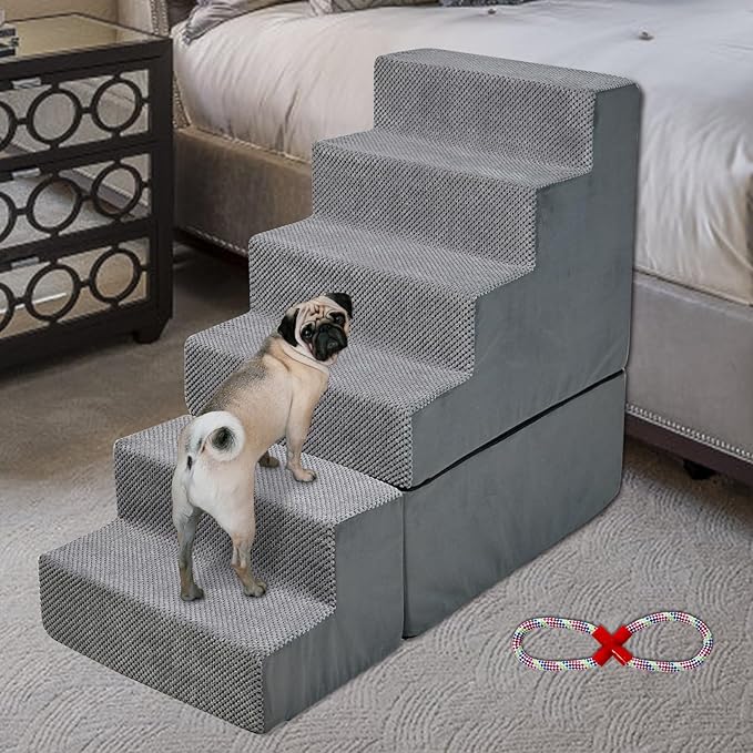 Dog Stairs 30 inches High 28-34 inches 33D Foam 30 inches,