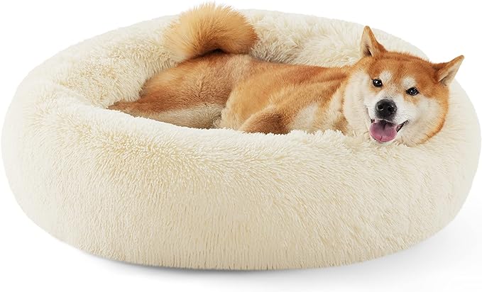 Bedsure Calming Dog Bed for Medium Dogs 45 lbs 30 inches