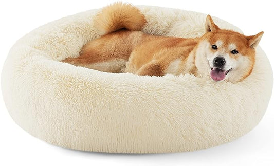 Bedsure Calming Dog Bed for Medium Dogs 45 lbs 30 inches
