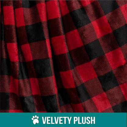 PetAmi WATERPROOF Dog Blanket for Medium Large Dog 60x40 Checker