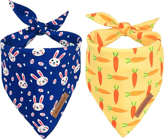 Realeaf Easter Dog Bandanas 2 Pack