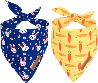 Realeaf Easter Dog Bandanas 2 Pack
