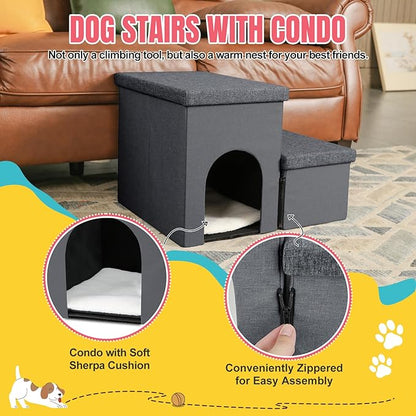 Dog Stairs for High Beds 22 inches(2