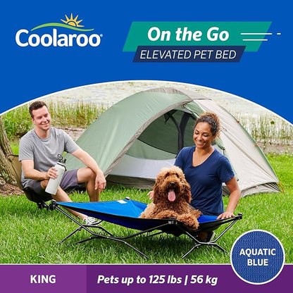 Coolaroo On The Go Cooling Elevated Dog Bed