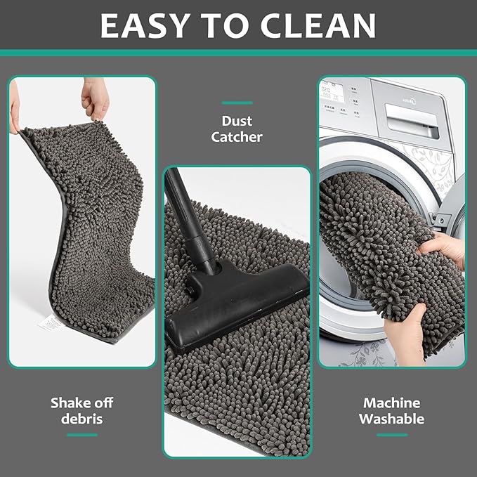Washable Soft Microfiber Mud Mats for Dogs Large