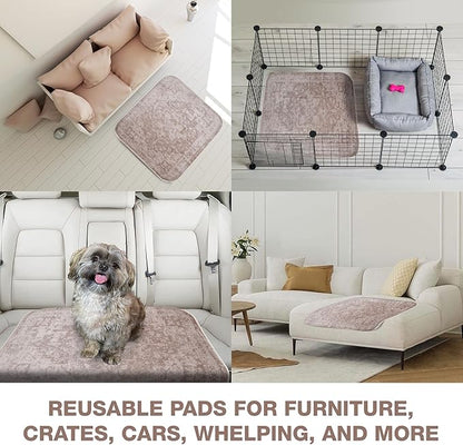 Washable Pee Pads for Dogs 100% Waterproof,