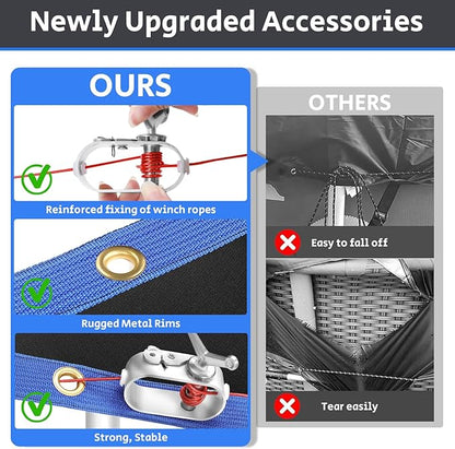 Bsmathom 10Ft Pool Covers for Above Ground Pools