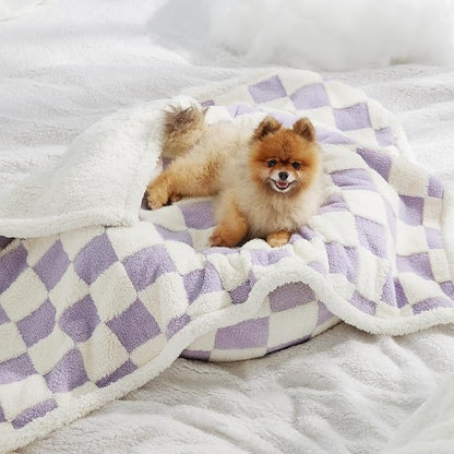 Lesure Waterproof Puppy Blanket for Small Dogs 3D Textured