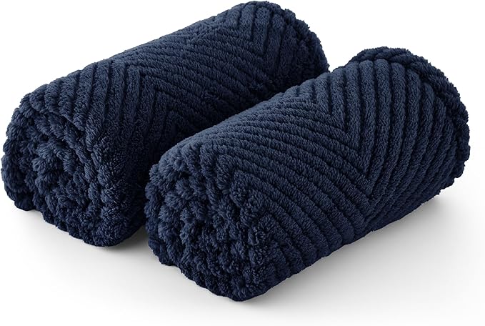 Bedsure 1 Pack 2 Dog Blankets for Small Dogs 2pcs Washable 300GSM Coral