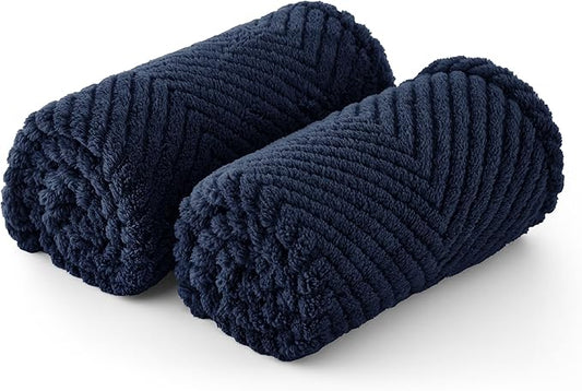 Bedsure 1 Pack 2 Dog Blankets for Small Dogs 2pcs Washable 300GSM Coral