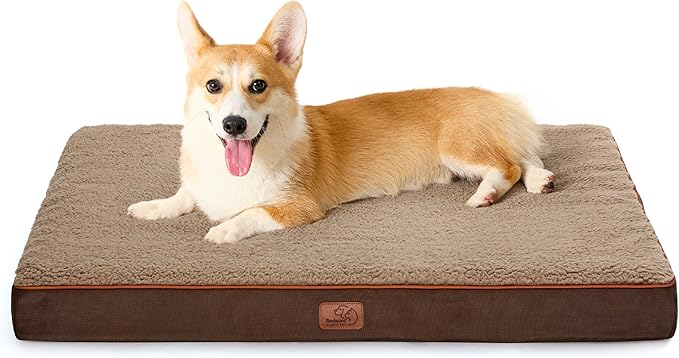 Bedsure Large Dog Crate Bed 75 lbs,