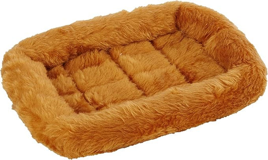 MidWest Homes for Pets Cinnamon 18-Inch Pet Bed w/ Comfortable Bolster 18-Inch Crate