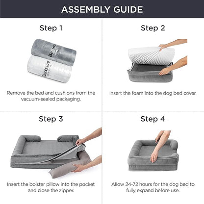 Bedsure Orthopedic Dog Bed for Large Dogs