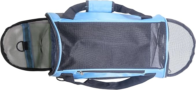 Pet Carrier Airline Approved Cat Carrier Dog Carrier for Medium Small Cats Small Puppy Kitten,Dog Cat Pet Travel Carrier (Small, Blue)