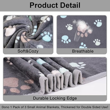 Dono 1 Pack 3 Dog Blankets