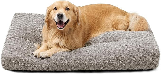 Bedsure Extra Large Dog Bed for Crate 41" x 29", Brown