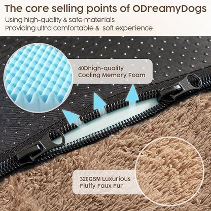 Human Dog Bed for Adult 290 GSM 40D Orthopedic