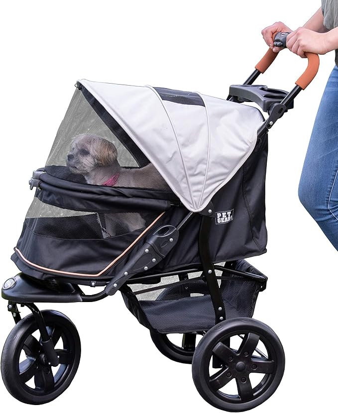 Pet Gear No-Zip AT3 Pet Stroller for Cats/Dogs 1 Model, 2 Colors