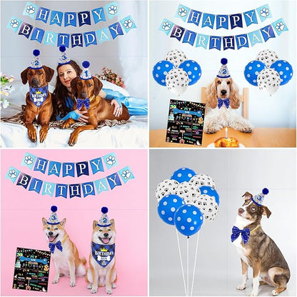 Dog Birthday Bandanas Dog Birthday Party Supplies Include