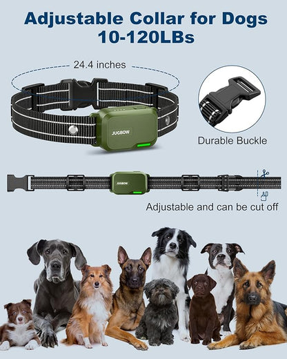 Jugbow Dog Shock Collar 3300FT Dog IPX7 Waterproof 4 Training