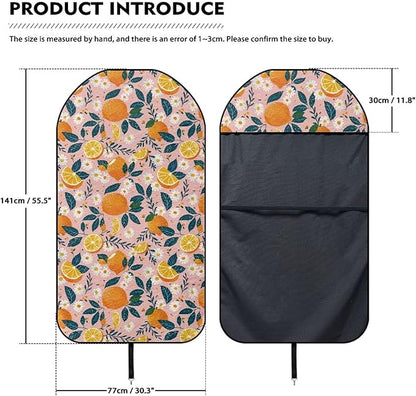 Orange Waterproof Towel Car Seat Cover Anti-Slip Bucket Seat Protector Washable Car Accessories Decro Universal Seat Cover for Car