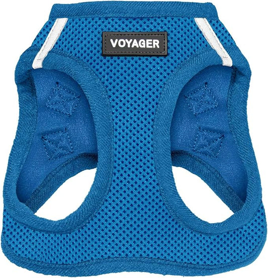 Voyager Step-in Air Dog Harness - All Weather Mesh Step in Vest Harness for Small and Medium Dogs and Cats by Best Pet Supplies - Harness (Royal Blue), XS (Chest: 13-14.5")