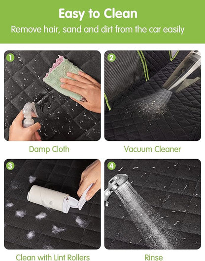 nzonpet 4-in-1 Dog Car Seat Cover 100% Waterproof