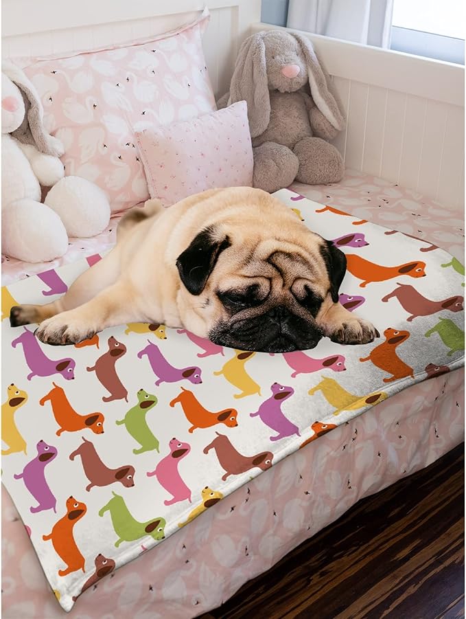 Dachshund Dog Blankets Puppy Blanket 30x40 in