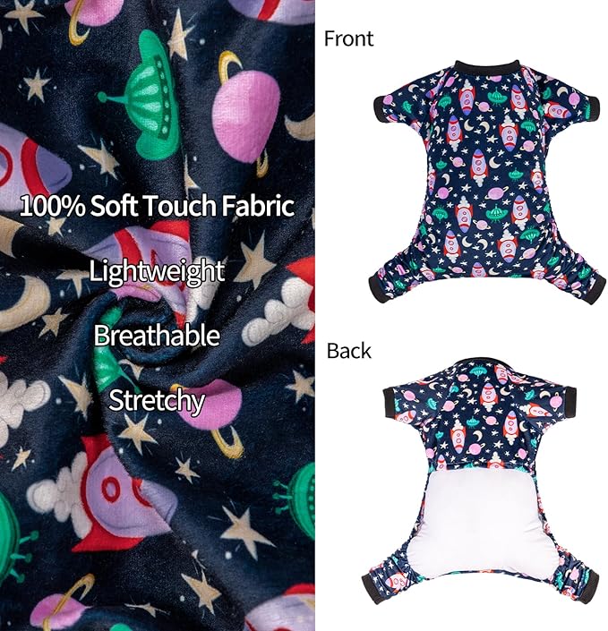 CuteBone Dog Pajamas Pjs Soft Fleece Puppy Onesie P282S