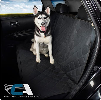 Custom Accessories Black Quilted Rear Seat Pet Protector