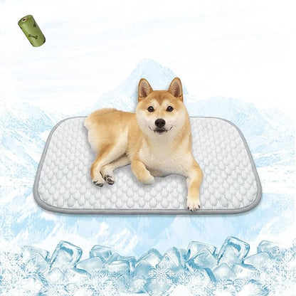 MICROCOSMOS Pet Cooling Mat & Sleeping Pad- Breathable Bubble Surface