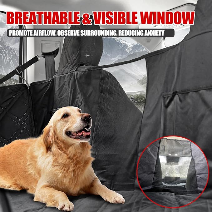 Mabett Dog Seat Covers for Ford Maverick 2024 2023 2022 Accessories 600D Oxford