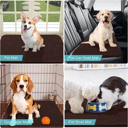 OLANLY Dog Door Mat for Muddy Paws 59x24