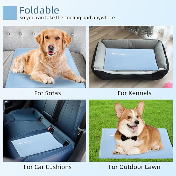 Cooling Mat for Dogs (46-80 LB), 35"*24"