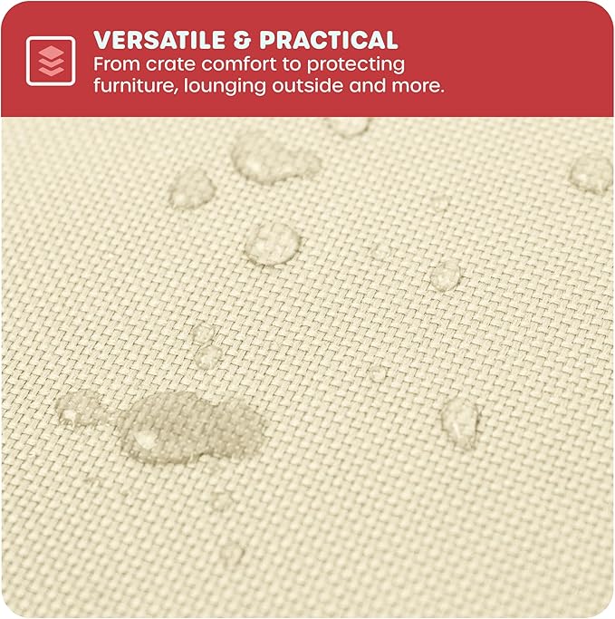 Downtown Pet Supply Dog Crate Pad 42 x 27, Olive